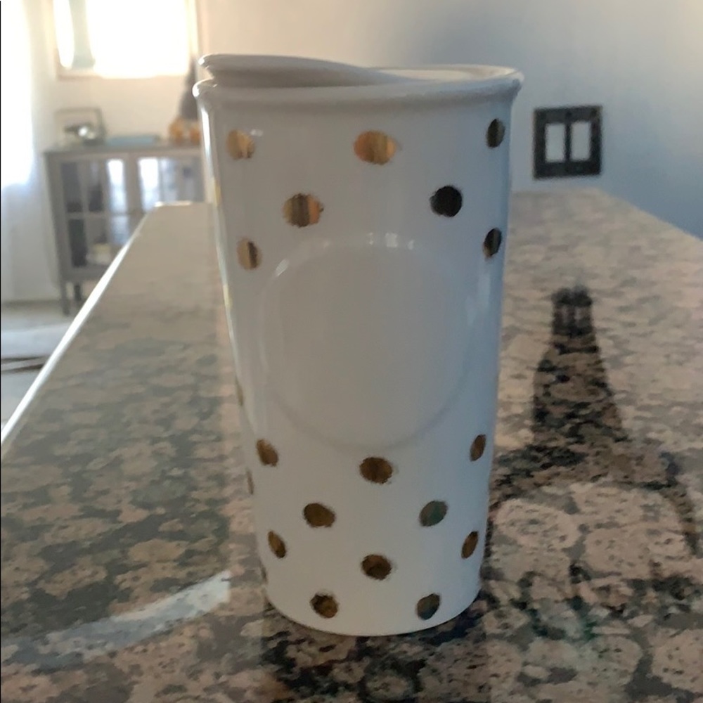Starbucks gold dot mug